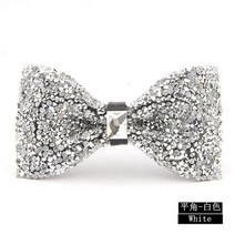 남자 Bowtie 나비 연회 결혼식 빛나는 넥여자 드레스 비즈니스 파티 Bowknot 넥타이
