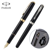 파카 만년필 뉴소네트2 락카블랙 병잉크전용 세트, 상세설명 참조, 골드트림(GT)/F-기본촉