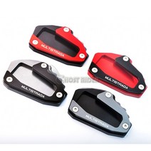 두카티 멀티스트라다 950 1100 1200/S/GT 1260 사이드 스탠드 클립 커버, 올블랙