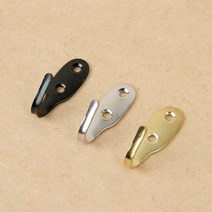 올챙이 1구 벽면 옷걸이 후크, 니켈