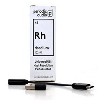Periodic Audio Rhodium 고해상도 USB-C 헤드폰 DACa.. 정품보장, 단일
