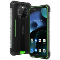 Blackview bv8800 ip68 방수 g96 90hz 스마트폰 8380mah +, 러시아 지역을 위해, 초록