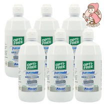 옵티프리 퓨어모이스트 6개 소프트렌즈 세척액 보존액, 옵티프리 퓨어모이스트 300ml 6개