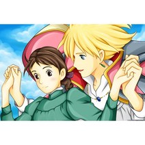 지브리 1000피스 퍼즐 하울의움직이는성 마녀배달부키키 포뇨 토토로, 1000조각, 1000피스 그림18