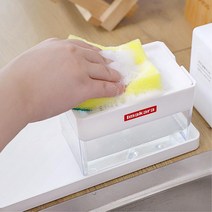 사각 주방세제 한손으로 펌핑 세제용기 디스펜서 퐁퐁케이스 편리한 생활용품