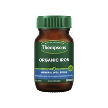 Thompsons 유기농 Iron 철분 철분 24mg 30정