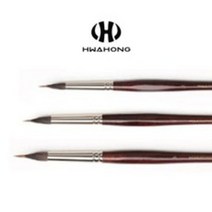 화홍 300 콜린스키 수채화붓 낱자루, 2호