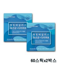식약처인증 체지방 유산균 다이어트 신바이오틱스 포스트바이오틱스 락토바실러스 가세리 모유유산균 lgg유산균 생유산균 가르시니아 스틱, 60스틱x2박스, 3g
