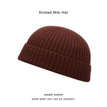 여성 골프웨어 종류 부츠 골프 중년 브랜드 등산 헌팅캡 방한모자 뜨기, 스판(54-60CM), 커피색 얇은 모델