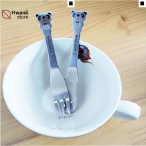 피크닉용품 자주사용 편안한분위기 동물티스푼 과일티포크, 티스푼