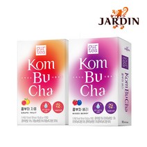 쟈뎅 아워티 콤부차 자몽 10P + 베리 10P, 자몽10+베리10