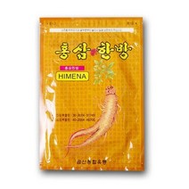 국산 홍삼 한방 파스 건강패드 20매입 5개 (20매x5팩) 총100매, 상세페이지 참조