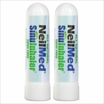 NeilMed SinuInhaler 아로마테라피 흡입기 무약물 2 0.014 oz(0.4 g)