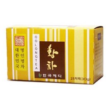 한국제다 황차 25티백 국내산 발효차