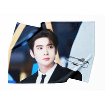 NCT 재현굿즈 재현 극세사 이중 포토 담요