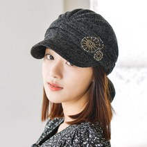 여성모자 겨울 방한 중년 챙모자 조리모 두건 비니 항암 캡모자 바이클백리본챙비니 (4컬러) 판매자/색상이름 확인!!