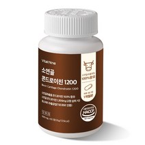 [할인쿠폰] 바이탈나인 소연골 콘드로이친 1200 추석선물 건강관리 피로회복, 2개, 60정
