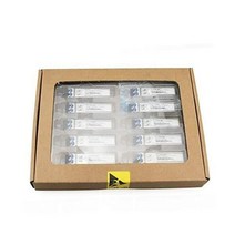 PRIMUSIT 10팩 호환 GLC-SX-MMD/GLC-SX-MM/SFP-GE-S 기가비트 SFP SX 송수신기 1000Base-SX MMF 850nm 550m