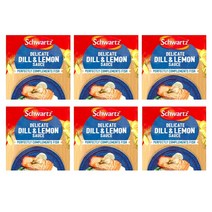 Schwartz 슈발츠 연어스테이크소스 레몬딜소스 Dill Lemon Sauce 300g 6개