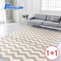 지그재그 유아매트 유아놀이방매트 우리가족 놀이방매트 놀이매트 거실매트 200x140x1.0cm 1+1 [W25A46A], 04.에버닌 (2장)