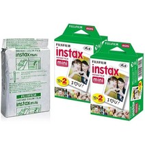 Fujifilm Instax Mini 즉석필름 10매 5팩(총 50매) 대량포장, 5개