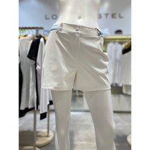 루이까스텔[NC강남] 22S/S LOUIS CASTEL 여성 골프웨어 허리밴딩배색 레귤러핏 여름 골프 기본 반바지