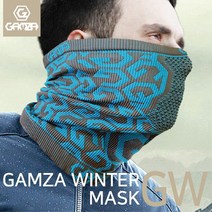 GAMZA MASK GW 자전거 스키 보드 스포츠 겨울마스크 넥워머 방한마스크, 블랙그레이