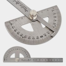 각도측정 블루텍 분도기19A 스텐 경사계 28032EA