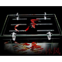 아크릴어항 플라스틱 물고기 작은 어항 뚜껑판 주문 제작, 01 투명