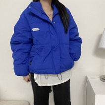 VANANA2 유니크 오버핏 대디핏 남녀공용 패치 컬러풀 빵빵 패딩 점퍼