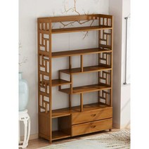 수석장 원목 돌 진열장 술 상패 트로피 책장 선반, A