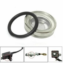 1 조각 오토바이 브레이크 마스터 실린더 저수지 한 시력 유리 렌즈 가스켓 범용 액세서리 내구성전기자동차