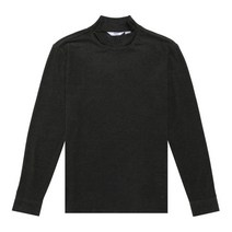 닥스셔츠 NOTIG 이지케어 기모 하프넥 폴라 티셔츠 그레이 OIF1T1TL105G1