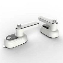 핸디 스팀다리미 무선 여행용휴대용 스팀 다리미 가정용 여행 의류 미니 핸드 헬드 습식 및 건식 더블 핫, 01 White Iron_03 UK