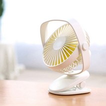 책상 주방 저소음 미니 선풍기 집게 선풍기, 본상품선택, 핑크