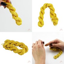 TWKL 매듭실 1MM 금색