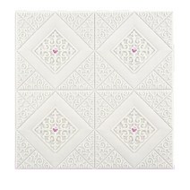 셀프 도배 수동 원룸 셀프 기계 풀칠기 풀 바르는 미장 70x70cm 3D 폼 스테레오 벽 스티커 자체 접착 DIY, 09 D-pink