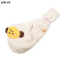 [떡NianGao] 큐티크로스 고양이백 강아지백 휴대용 미니어처 외출편한가방, 계란 노른자 가방