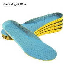 orthopedic memory foam sport support insert 발 케어 insoles for shoes 남성 여성 orthotic 통기성 달리기 쿠션 남성 여성, 기본 라이트 블루, 유로46-290mm