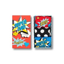 Happy Socks 3-Pack Super Dad 컬러풀하고 발랄한양말 (41-46)