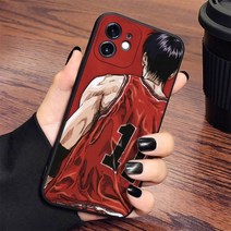농구 애니메이션 슬램덩크 전화 케이스 애플 아이폰 14 13 미니 12 11 프로 맥스 X XS XR 7 8 6 6S 플러스 SE2020 소프트 TPU 뒷면 커버