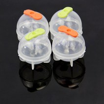 아이스메이커 제빙기 휴대용 캠핑 카페 다용도 가정용 업소용 급속 얼음 작은얼음 4pcs 파티 플라스틱 트레이 큐브 라운드 구 공 금형 35mm, [01] Multi