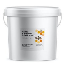 미국직구 GloryBee Pacific Northwest Clover Honey 벌크 페일 -11.67 LBs True Source Certified Made in U.S.A 가족 소유 Sweeten Dishes & Berge, 수량, 상세참조