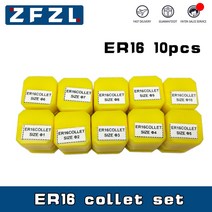 ER16 콜릿 척 세트 스핀들 1-10mm 1.5 2.5 3.5 4.5 5.5 6.5 7.5 8.5 9.5 CNC 머신가공 센터 10PCs, [03] 12pcs