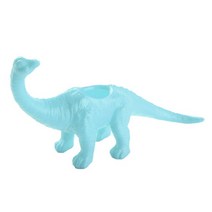 공룡 모양 화분 PVC 플랜터 컨테이너 원예 꽃병 다육이 식물 화분 홈 데코레이션, Blue Brachiosaurus