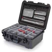 nanuk 935 캐논 니콘 - 2 dslr 본체 및 렌즈렌즈 - 노란색용 덮개 정리함 및 폼 인서트가 있는 방수 휴대용 하드 케이스, 925, 뚜껑 오거나이저가 있는 입방체 폼, 석묵