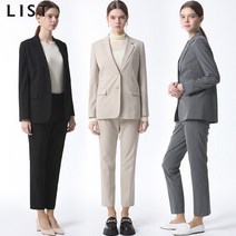 리스트 2SET 리스트 싱글 투 버튼 재킷+슬림 팬츠 2종세트