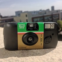 fujifilm simple ace iso 400 파워 플래시 일회용 27장 사진 노출 일회용, 1개