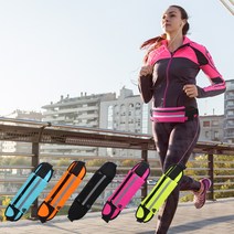러닝 라이딩 네온컬러 방수가방 허리포켓, 핫핑크