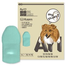 아이러브 강아지 미끄럼방지 염화칼슘 일회용 신발 72매+ 고탄력스트랩 72P, 72매+72개스트랩